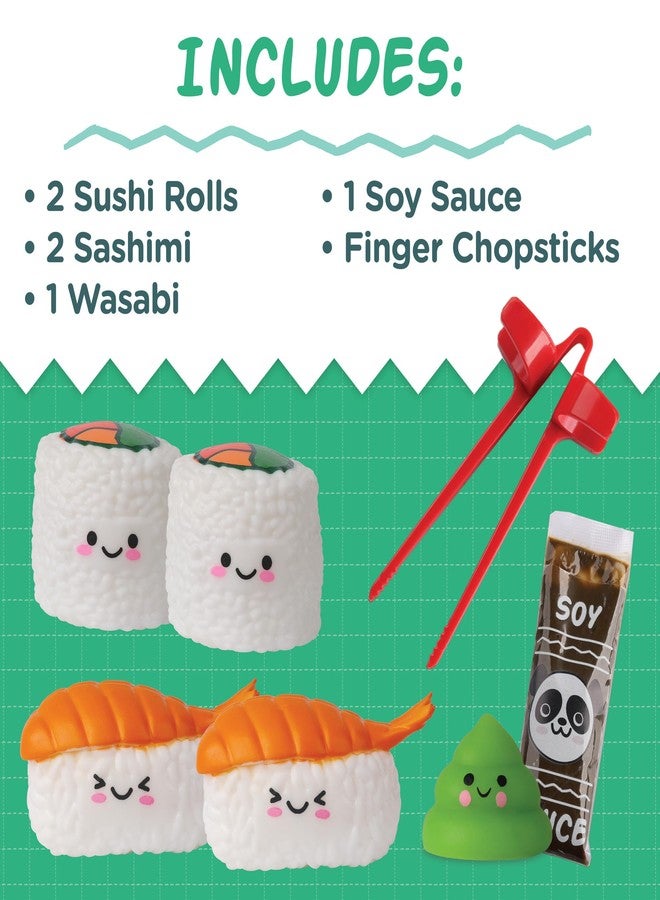 مايندوير مجموعة ألعاب MindWare Foodie Fidgets Sushi Tray للأطفال والكبار - من عمر 5 سنوات فما فوق - Image 2